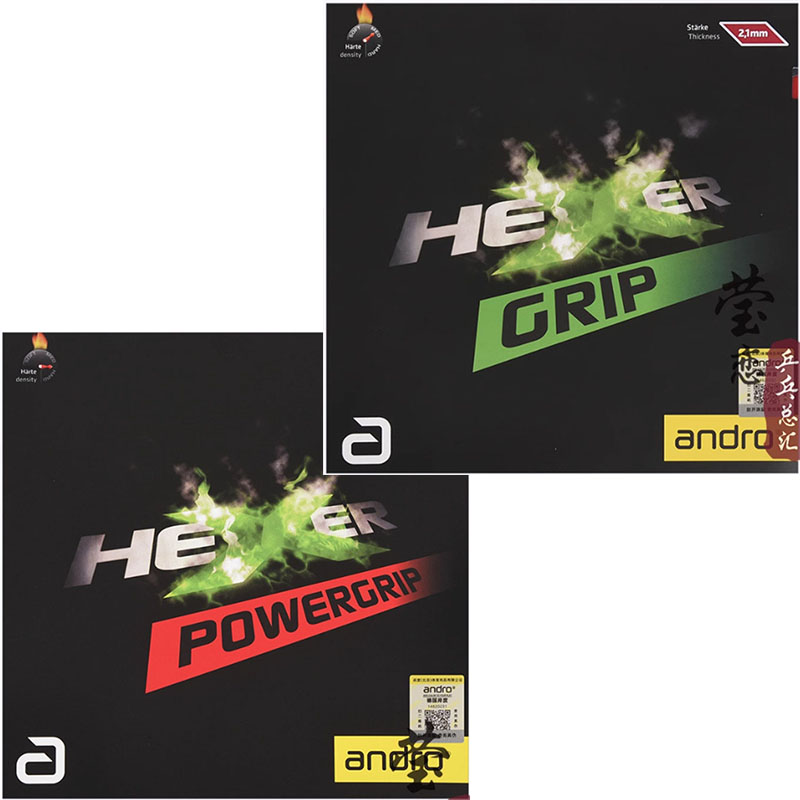Table Tennis Rubber - Andro HEXER GRIP table tennis rubber