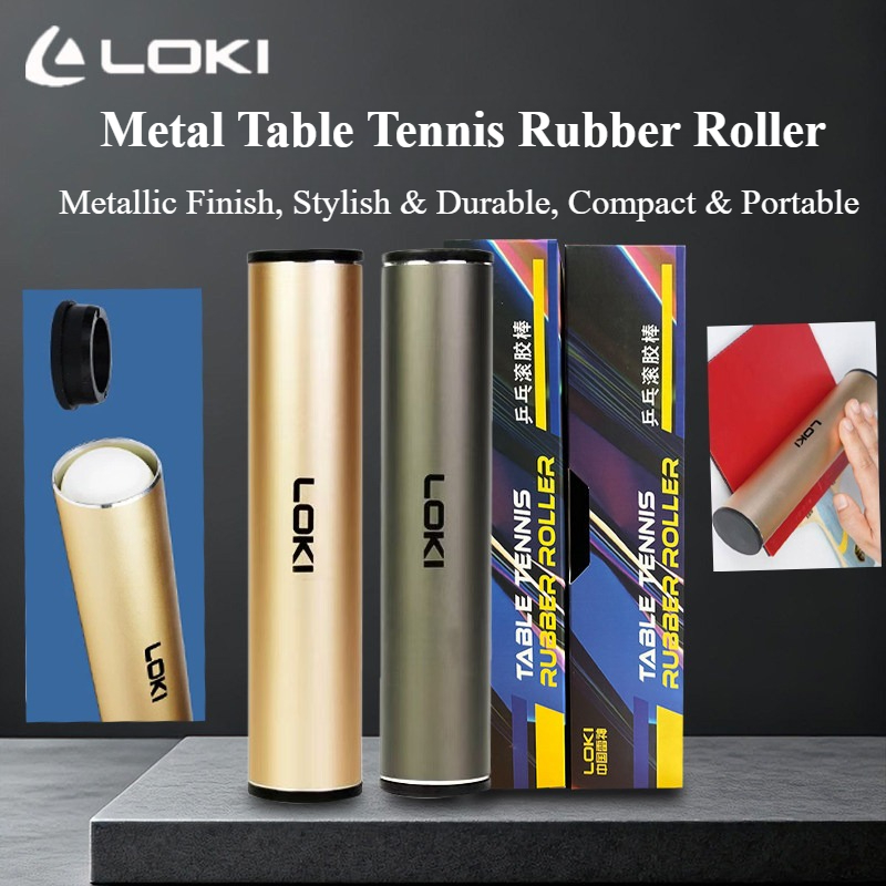 Table Tennis Video Game - LOKI Metal Table Tennis Rubber Roller