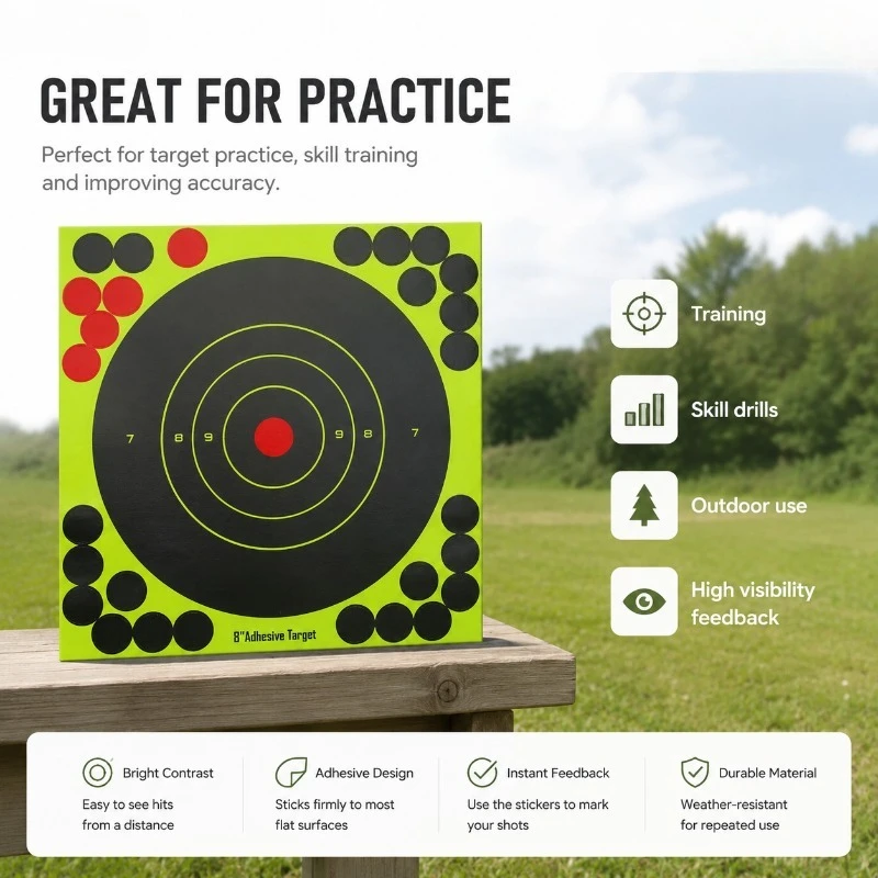 Round Bullseye Splatter Target - Practice Target Board review and price