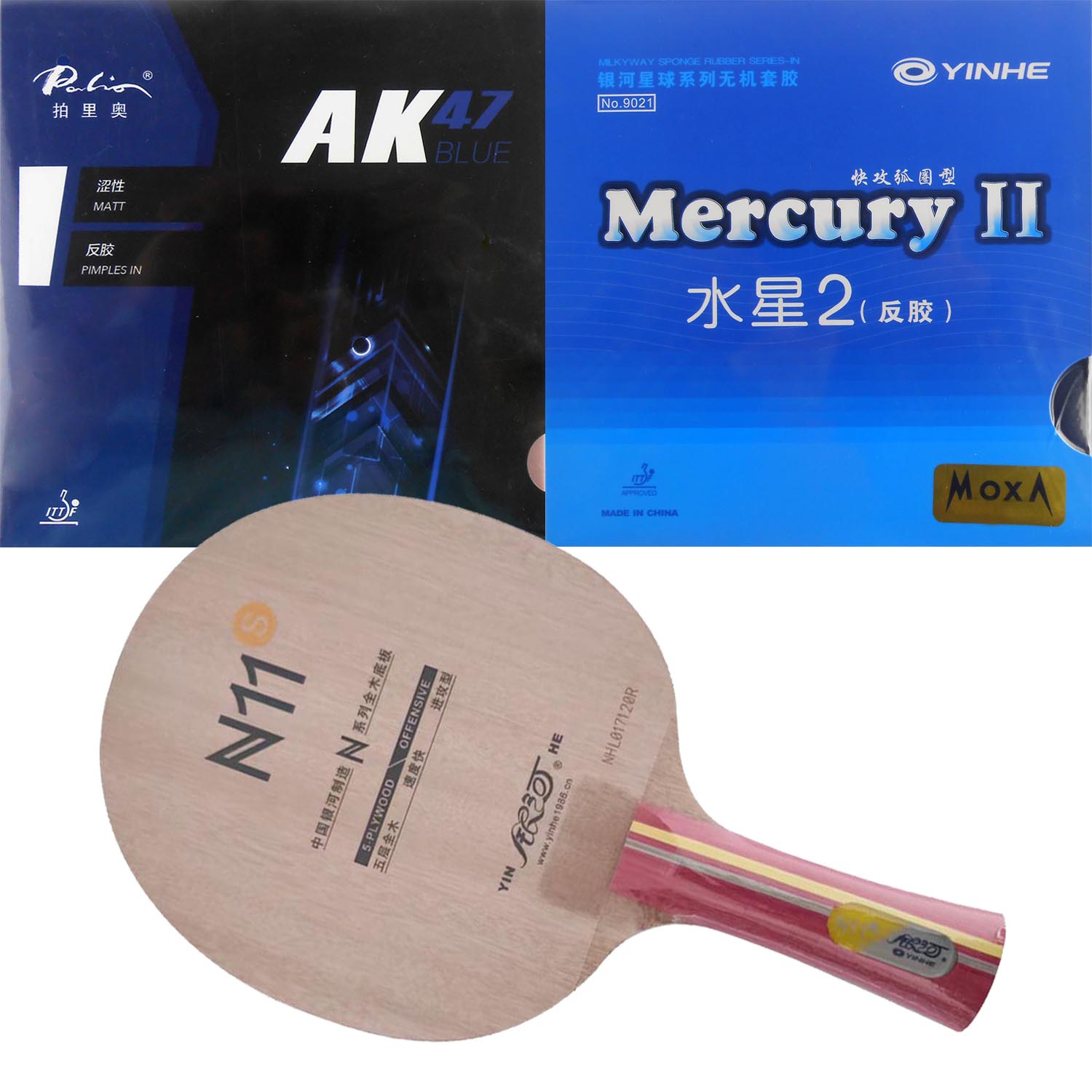 Pro Combo Racket Yinhe N11S N1 - Table Tennis Grip Tape review and price
