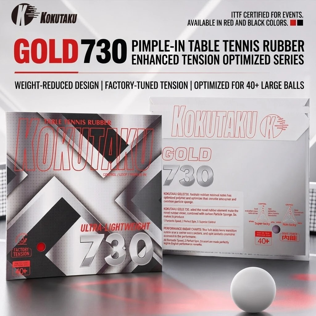 Kokutaku Table Tennis Racket R - Table Tennis Rubber review and price