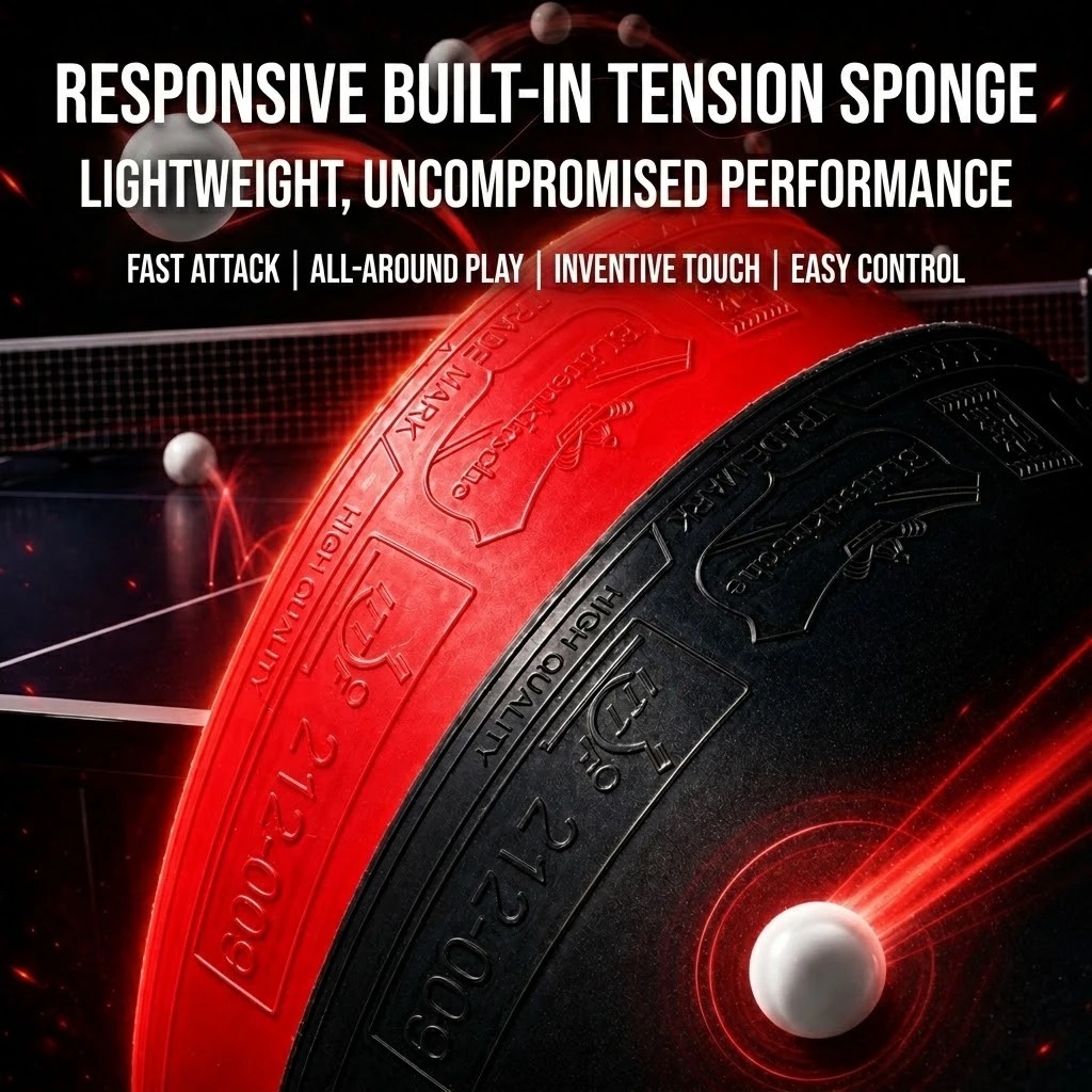 Kokutaku Table Tennis Racket R - Table Tennis Rubber review and price