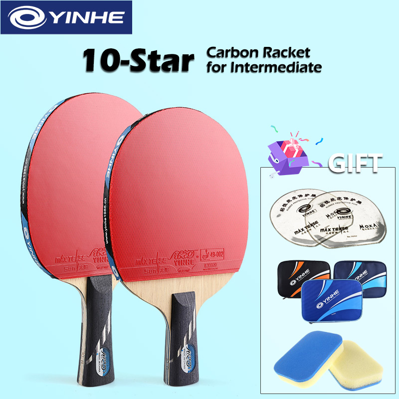 Yinhe 10-star Ping Pong Racket - Table Tennis Grip Tape review and price
