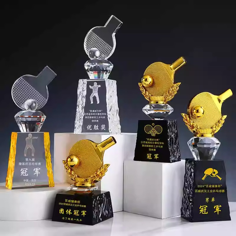 Table Tennis Trophy Customized - Table Tennis Champion review and price