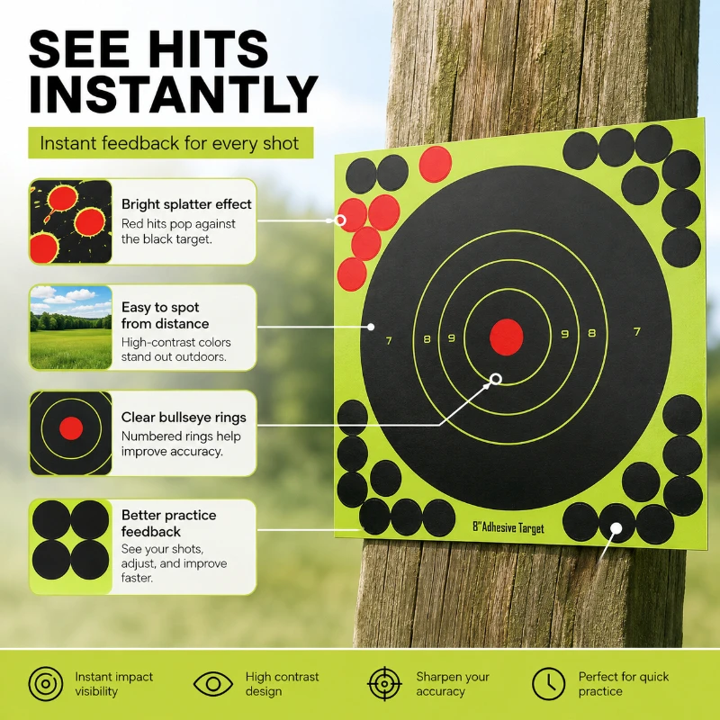 Self Stick Splatter Target She - Practice Target Board review and price